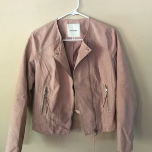 **SOLD**Pink suede jacket